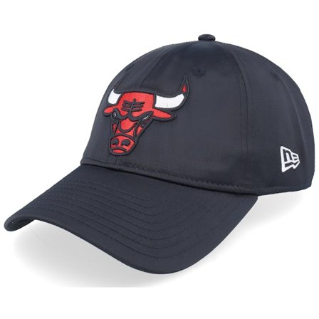 New Era - NBA - Black - unconstructed - Cap - Chicago Bulls NBA Satin 9TWENTY Black Dad Cap - Hatstore