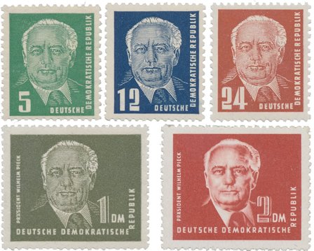 DDR 1952 - MICHEL 322-326 - Postfrisk