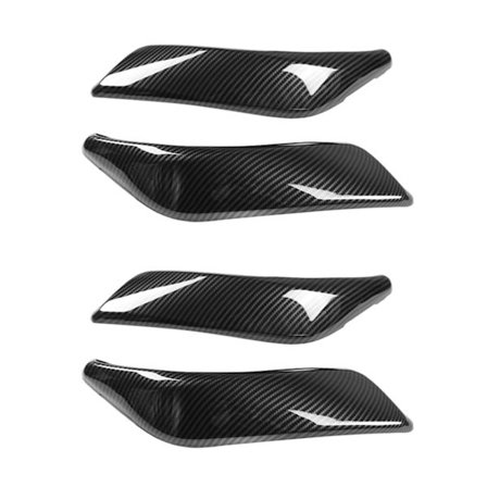 4 stk. Carbon Fiber Indvendig dørhåndtag Trim Pull Grab Panel Håndtag Dæksel til- F20 F22 F23 12-18 2