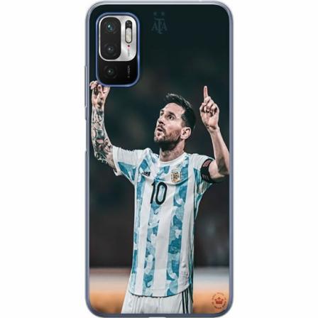 Xiaomi Redmi Note 10 5g Genomskinligt Skal Messi