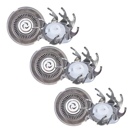 3 stk./sæt Elektrisk barbermaskine Udskiftningsblade Ekstra blade Næsetrimmer Tindingetrimmer Elektrisk barbermaskine