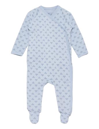 Hmlbaby Bee Bodysuit L/S Blue Hummel