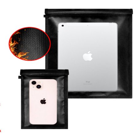 Signalblokerende pose til elektronik Black S