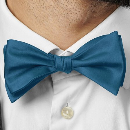 Petroolinsininen solmittava perusrusetti miehille - Solmittavat rusetit