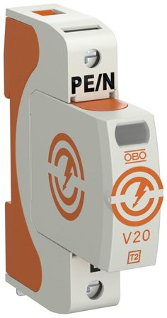 Obo Bettermann 5095161 Ylijännitesuoja asennuksille, joissa ei ole salamansuojaa 1 johdinta, Liitäntätulpat & kaapelit