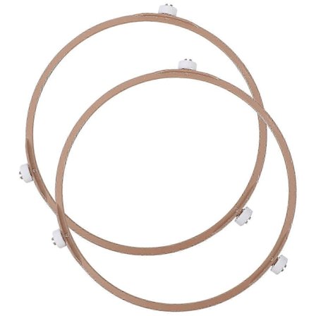 2 kpl Mikroaaltouunin pyörivä rengas Mikroaaltouunin alustan pyörivä rulla Tukirenkaat