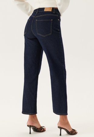 BUBBLEROOM-High Straight Ankle Jeans-34