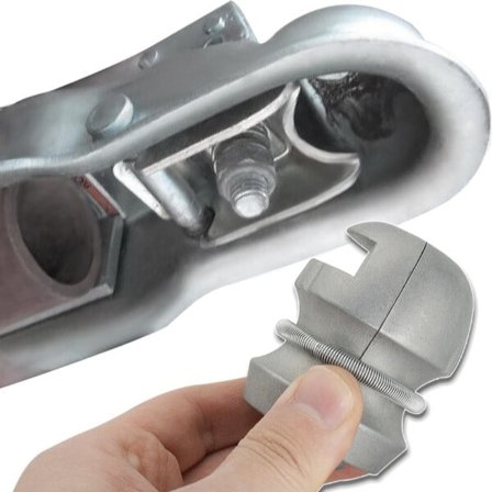 Universaali asennettava koukku liitin lukko perävaunut pallo lukot 2 avaimet varkaudenesto laite