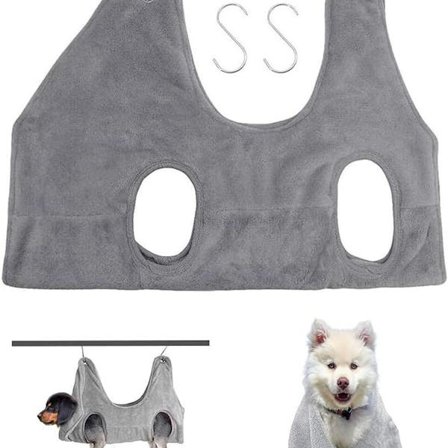 Hundhängmatta Hjälpare Husdjursskötsel Hängmatta Grå KLB