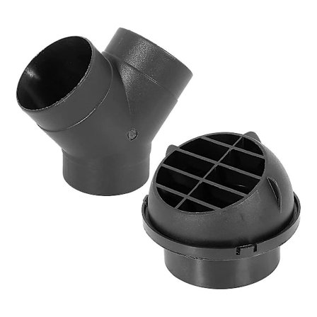 75mm Bilvarmerør Varmt Luftudtag Rotation Og 3-vejs Luftrør Y-udtagssamling