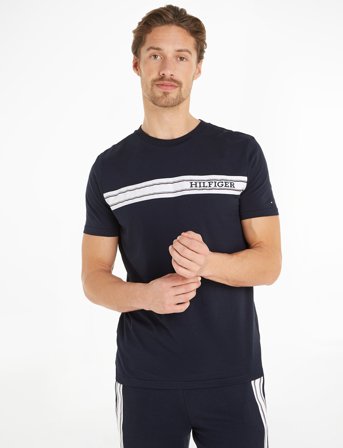 Tommy Hilfiger Ss Tee - Blue - S