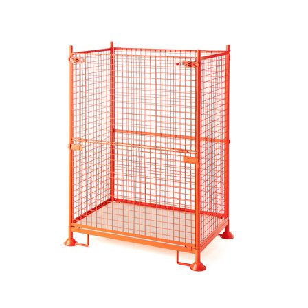 Stackable wire mesh container ATTACH, internal H 1500 mm, 750 kg