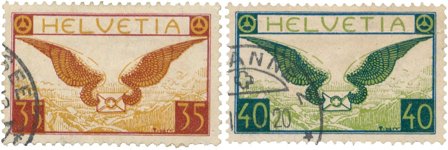 Schweiz 1929 - MICHEL 233/234x - Stemplet