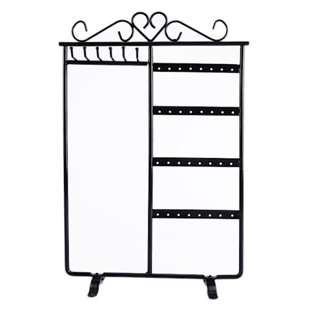 Smykkestativ i jern til smykker, øreringe, armbånd