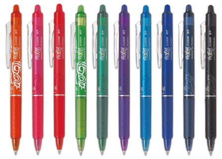 PILOT Gelpenna Frixion Clicker 0,7 aprikos - Lyreco - Kontorsmaterial - Pennor - Gelpennor raderbara