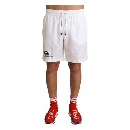 Dolce & Gabbana, Beachwear Biały, Mężczyzna, Rozmiar: M