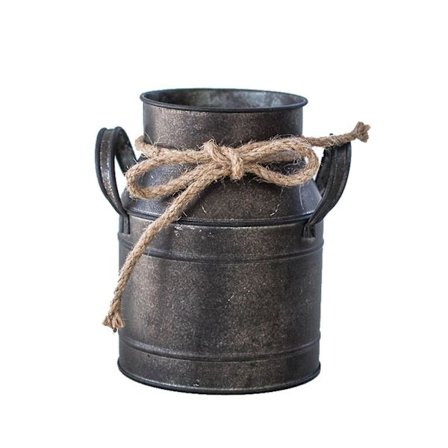 Hjemmedekoration Stue Vintage Kande Rustik Stil Til Kunstig Blomst Metal Vase