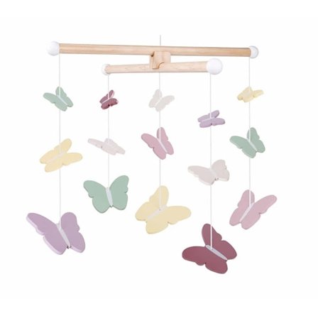 Baby mobil sommerfugl - Jabadabado