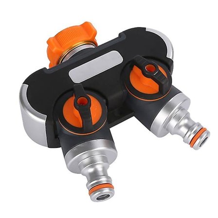 Haveslange Splitter 2 Vejs Kraftig, Opgraderet Meget Holdbar Dobbelt Vandslange Kobling, Vandhane Adapter