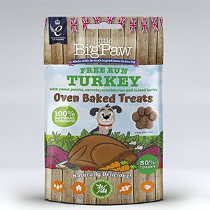 Little BigPaw Free Run Turkey, 130g, Ovnbagte hundegodbidder