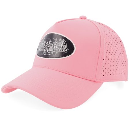 Von Dutch - Rose adjustable Casquette - Oval Patch Pink A-Frame Adjustable @ Hatstore