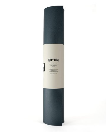GOYOGI Practice Strong Mat 6 mm Dark Grey, Sport & Velvære, Yogaudstyr, Yogamåtter