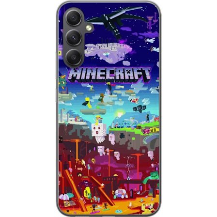 Kompatibel med Samsung Galaxy A16 5G Transparent Cover Minecraft