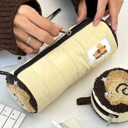 Sminkväska Swiss Roll Stationery Bag Pennor Pouch Bag