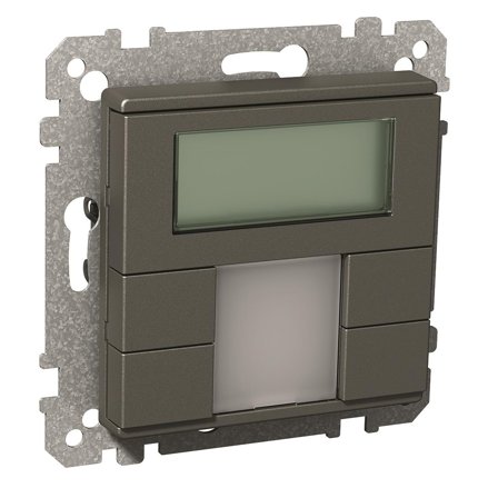 Schneider Electric Exxact KNX Tryckknapp 4 kanaler Antracit, Strömbrytare & vägguttag