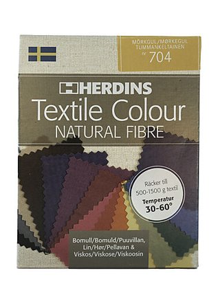 HERDINS Tekstilfarge 704 Mørkegul