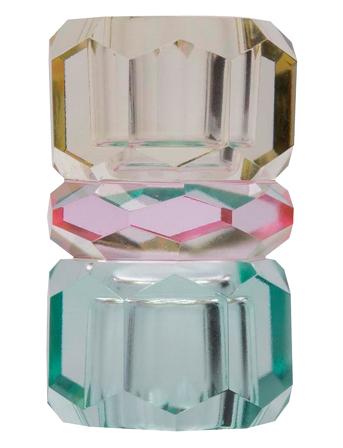 Crystal Candle Holder Home Decoration Candlesticks & Lanterns Candlesticks Blue C'est Bon