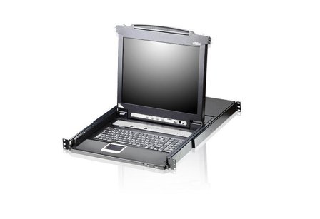 ATEN 8 Port 19" LCD KVMP Switch,
