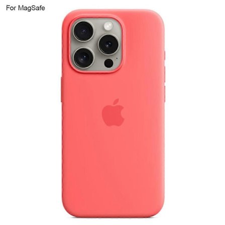 Kompatibel med iPhone 15 Pro Skal Kompatibelt med MagSafe Flytande Silikon Telefonskal [Induktions Popover]-Perfet