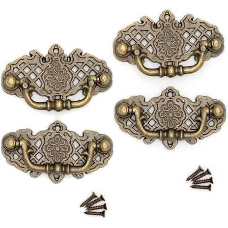 Håndtak Vintage Antik Bronse Skap Retro Knotter Håndtak (1)