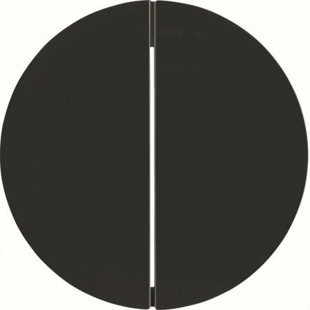 Hager 16232045 Vipu malleihin R.1 ja R.3 Kaksiosainen vipu, musta, ilman painatusta, Katkaisijat & pistorasiat