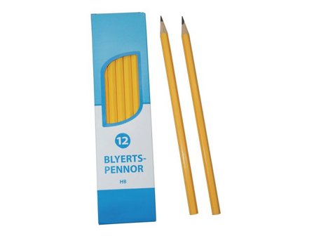 Blyertspenna polerad HB 12/fp - Lyreco - Skola och förskola - Pennor och tillbehör - Blyertspennor