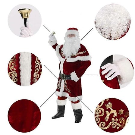 Tomtedräkt Jul Tomtedräkt Plus Size 5XL