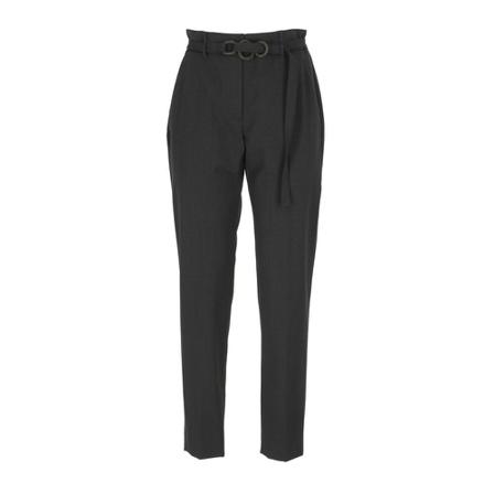 Brunello Cucinelli, Trousers Zwart, Dames, Maat:S