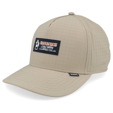 Djinns - Beige adjustable Keps - Hft Cap Sunday Coffee Ripstop Khaki A-Frame Adjustable @ Hatstore