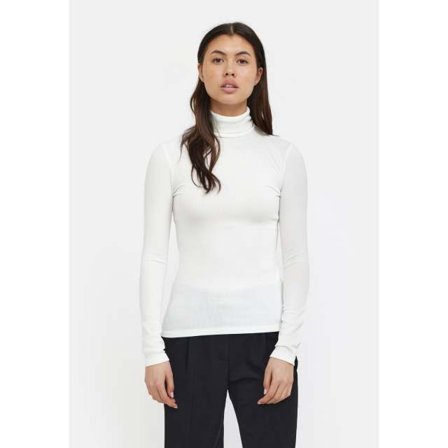 Soft Rebels Srfenja Rollneck Blusar Dam Vit XXL