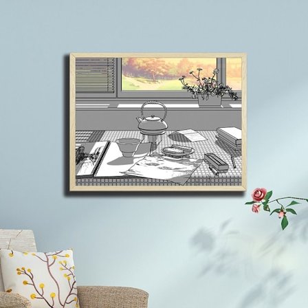 INS Deco Led ljusmålning 31X22CM01 01