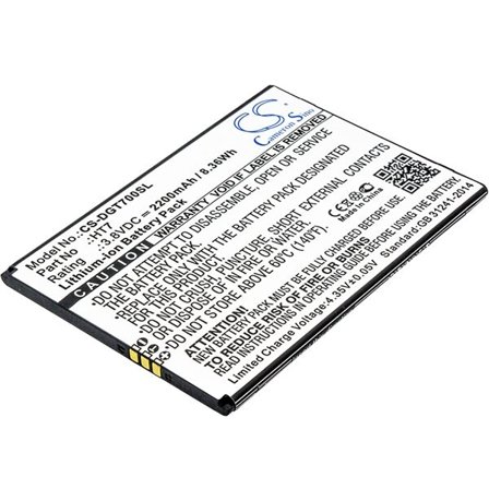 Batteri for smarttelefon, mobil for Doogee T7, T7 Pro, Homtom HT7