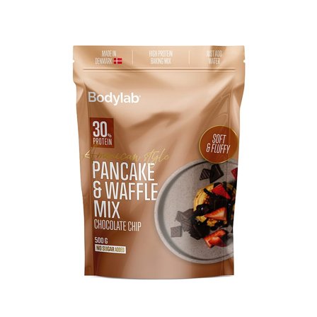 Bodylab Pancake & Waffle Mix Chocolate Chip 500 g, Helse & Madvarer, Madvarer, Øvrige Fødevarer