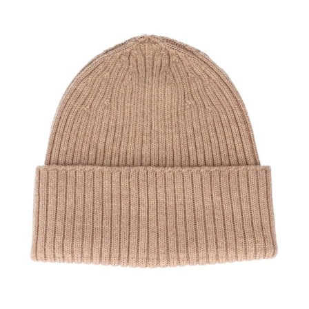 MJM Hats - Beige cuff Beanie - Beanie 100% Merino Wool Camel Cuff @ Hatstore