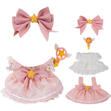 17 cm:n nuken vaatteet, 17 cm:n söpöt nuken vaatteet sopivat nuken tarvikkeisiin (EI nukkea)