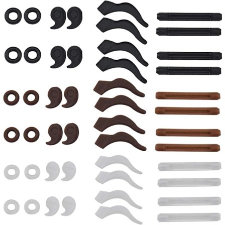 Sklisikre silikon for briller, 24 par brillerholder, myk sklisikker brilleholder, komfortabel silikonbrilleøre, sklisikker brillekrok