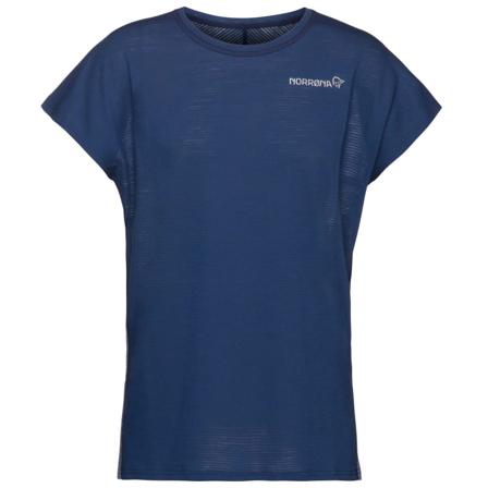 Norrøna Bitihorn Wool T-Shirt Women's Women short-sleeved sweaters Blue S