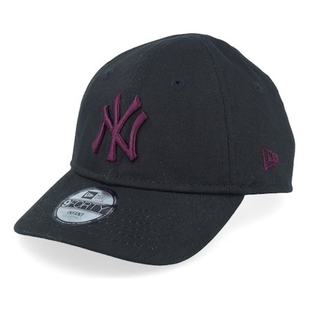 Kinder New Era - MLB Schwarz adjustable Cap - Kinder New York Yankees Kinder League Essential 9FORTY Black/Purple Adjustable @ Hatstore