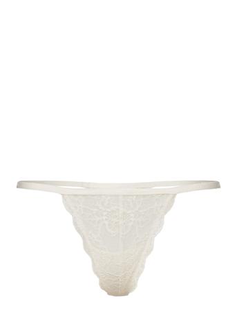 Thong Lace Stringtruse Undertøy Hvit BOSS*Betinget Tilbud