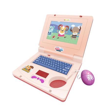 Learning Toy Children Lahjaääniefektit Pretend Laptop pink